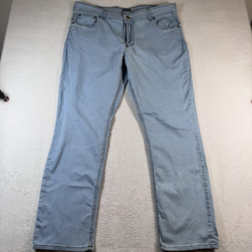 Origin Jeans Mens 40x32 Blue Light Wash Regular Fit Straight Denim Casual